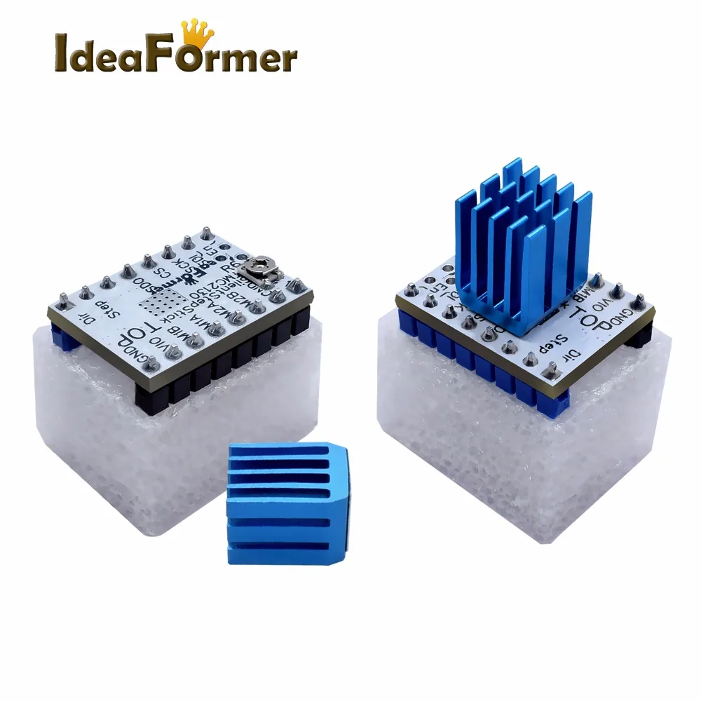 Шаговые двигатели TMC2130 V1.1/V1.2SPI TMC2208 V1.2 бесшумный драйвер StepStick отличная Бесшумная