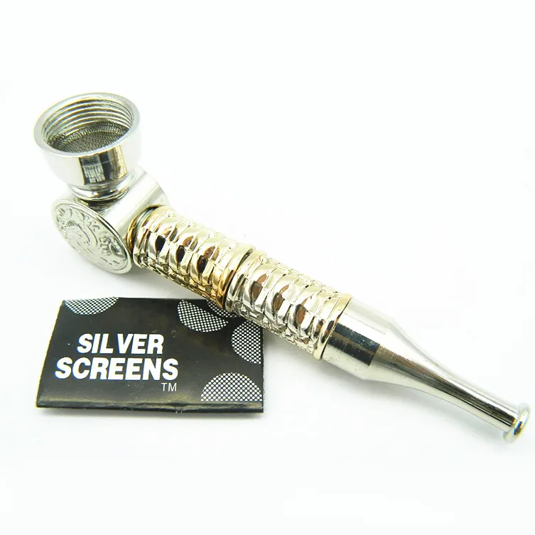 

1Pc Metal Smoking Pipe Mini Exhaust Pipe Fitting Grinder Tool Vacuum Cleaner Wholesale Hookah Shisha Tobacco Pipe Christmas Gift