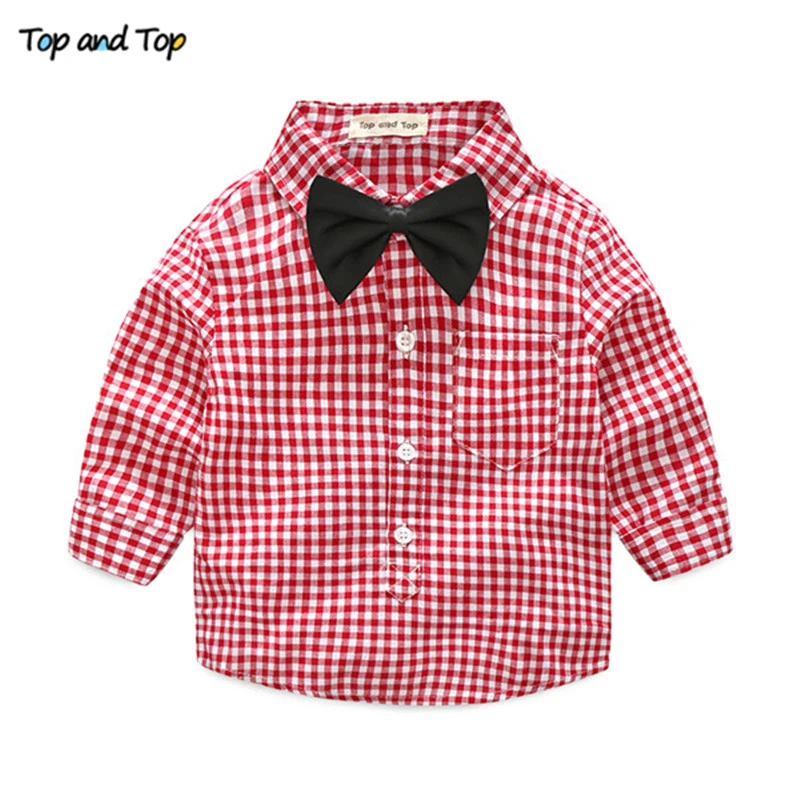 infant boy plaid shirt