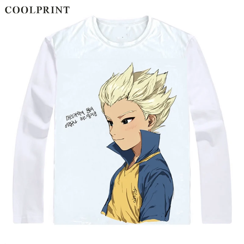 Футболка Coolprint Gouenji Shuuya футболка Inazuma Raimon Eleven Япония Мужская Повседневная