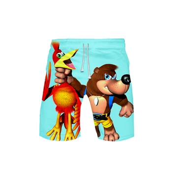 

Banjo Kazooie 3D shorts Print Men 2019 Hot Sales Casual Cool and breathable Harajuku new arrival summer beach Shorts K-pops plus