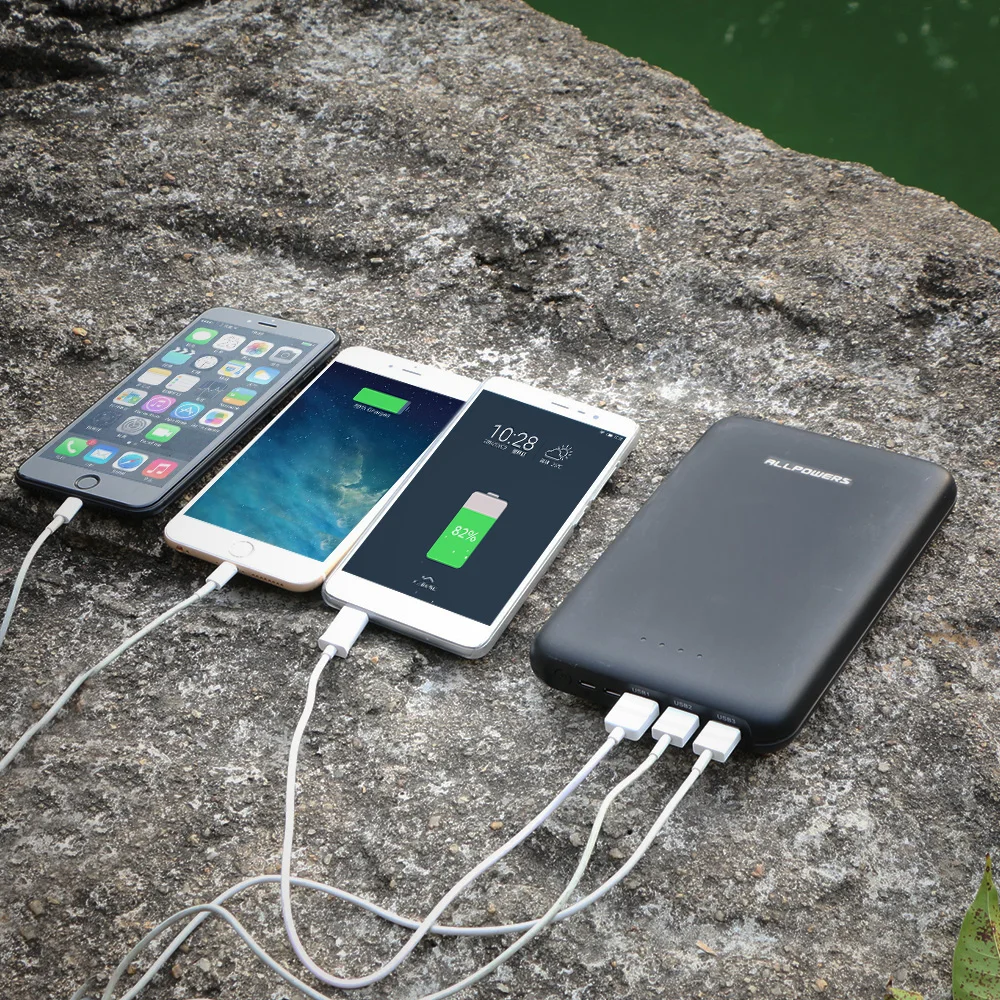 ALLPOWERS High Capacity 30000mAh Power Bank Quick Charging Portable Charger External Battery for iPhone 6 6s 7 8 8s Samsung ALLPOWERS High Capacity 30000mAh Power Bank Quick Charging Portable Charger External Battery for iPhone 6 6s 7 8 8s Samsung