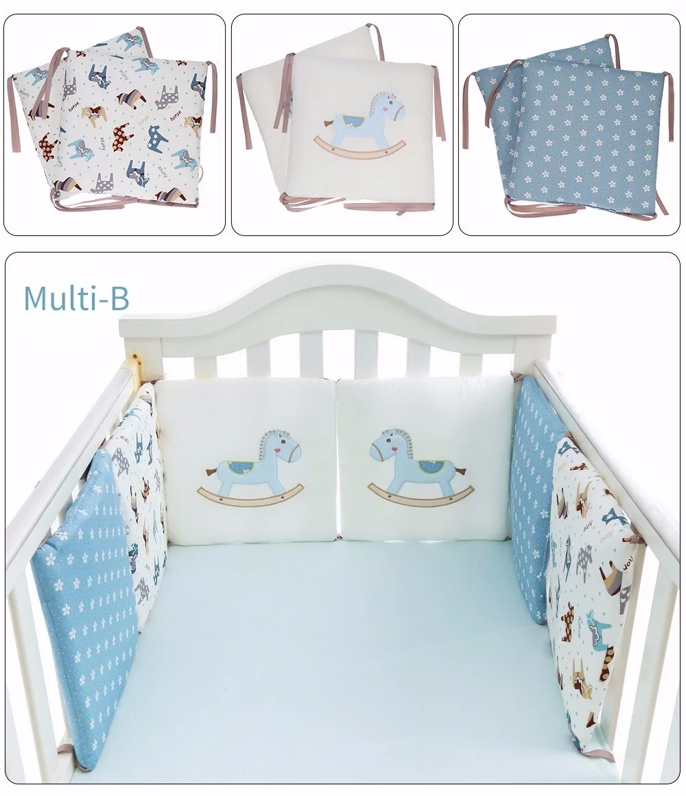 Baby Bed Bumper Comfortable Cartoon Printing Bumpers Bed C (7)