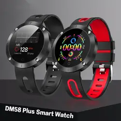 DM58 плюс умный Браслет кровяное давление пульсометр трекер умные часы водостойкая Поддержка Bluetooth фитнес-трекер