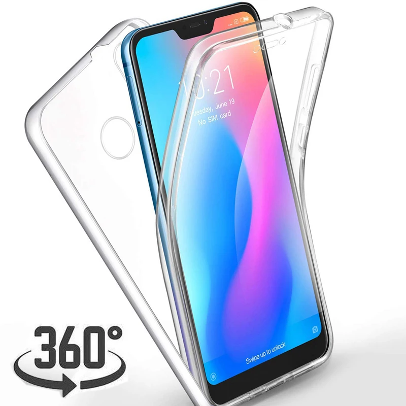 Противоударный чехол с поворотом на 360 градусов для Xiaomi Pocophone F1 Mi A1 A2 Lite 8 SE 5X 6X Redmi
