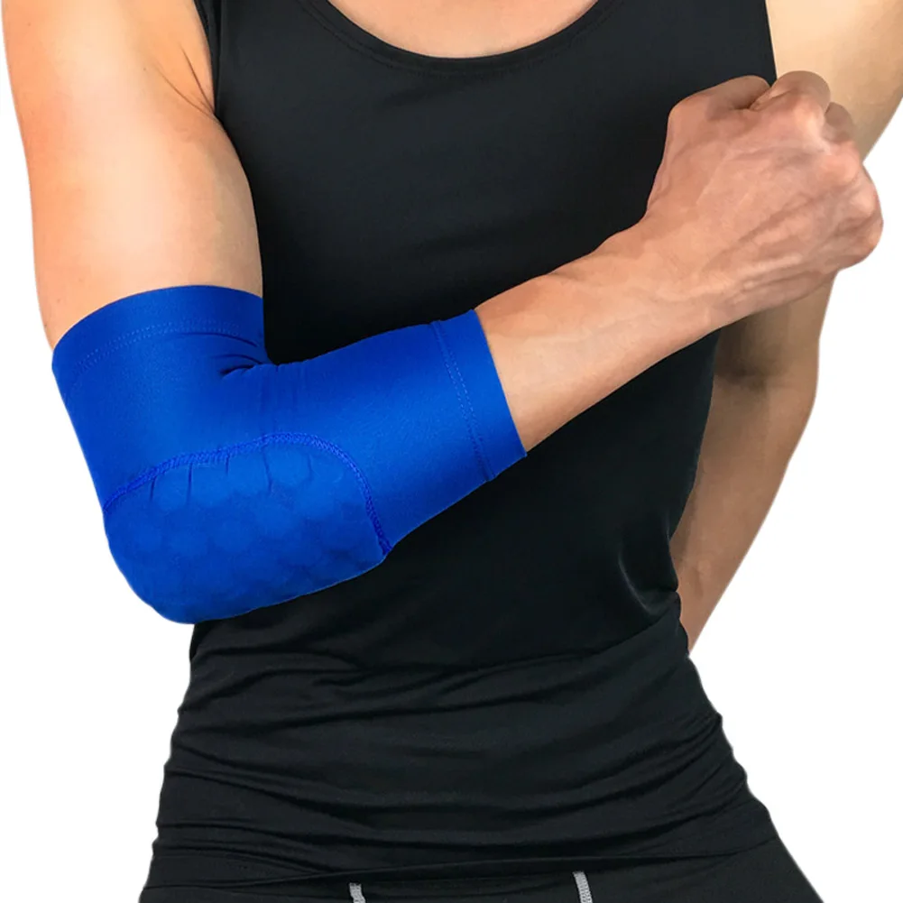 Для мужчин и женщин Бандаж на локоть эластичные локти защитное Фиксирующее приспособление поддержка для теннис баскетбол спортивные YS-BUY - Цвет: As show