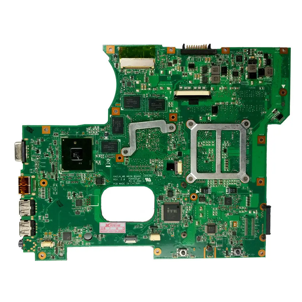 K42JA REV: 2 0 для For Asus K42J A40J X42J A42JLaptop Материнская плата хорошо протестирована HD5730 /