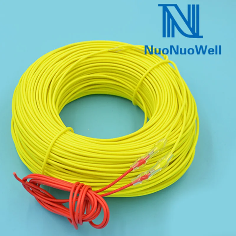

Greenhouse Nursery Bed Geothermal Wire Heating Wire Heating Cable Flower/Vegetable Temperature Control Line 100m/roll 1000watt