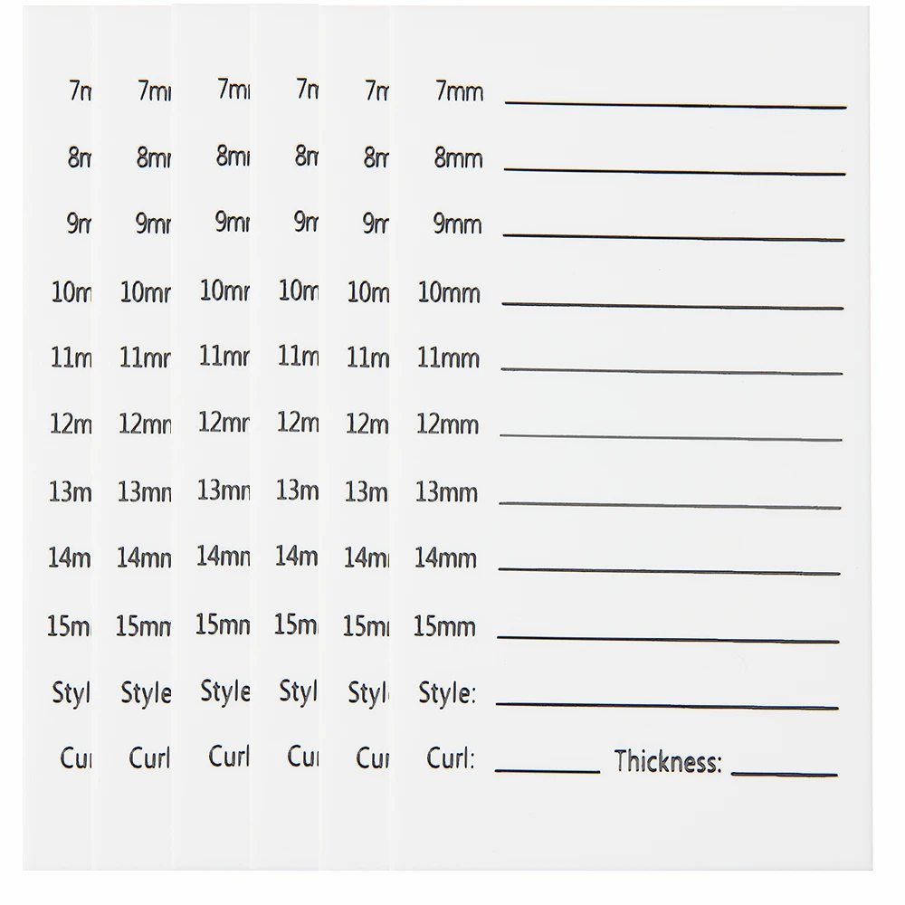 

10pcs Eyelash Glue Holder Acrylic Lash Pallet Individual Eyelash Extension Tool Volume Eyelashes Pad Makeup Tools Private Logo