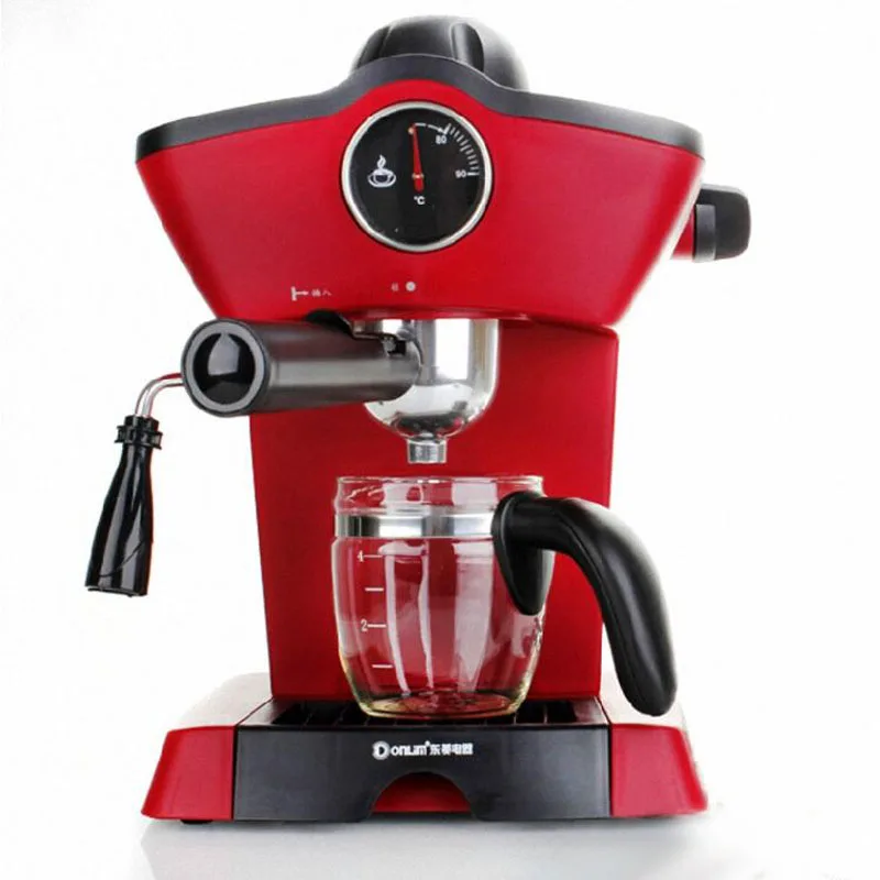 

Household Italian Pump Coffee Machine Semi-Automatic Pressure Steam Cappuccino Coffee Maker Coffee Pot CM-4656