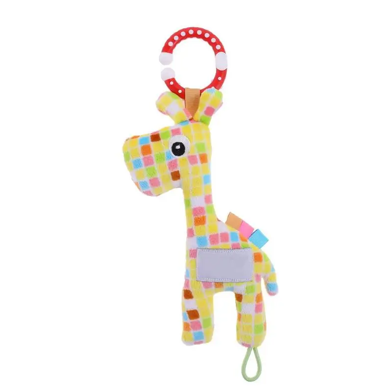 Nouveau-né bébé hochet jouet mignon infantile girafe main cloches jouet enfants Musical secouant Jingle jouets bébé dessin animé ramper saisir jouets