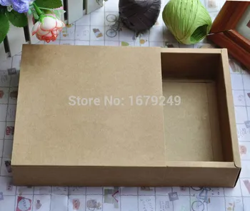 

inner size 16*16*5CM Fast free shipping. drawer kraft paper gift box/ food paper box/bread paper box 100piece\lot