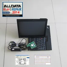 Лучшая Цена V10.53 Alldata ремонт программного обеспечения с Митчелл программного обеспечения в 1 году ТБ HDD+ Thinkpad X200t 2G ноутбук готовы работы