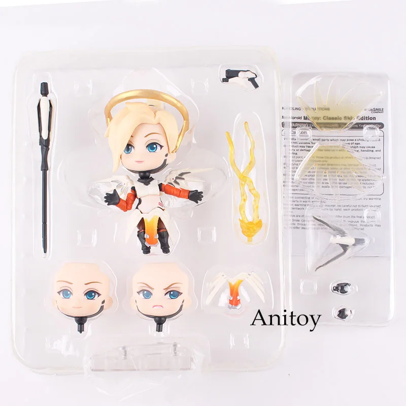 Nendoroid 790 Mercy Classic Skin Edition ПВХ Мерси фигурка Коллекционная модель игрушка кукла - Цвет: B-Nobox