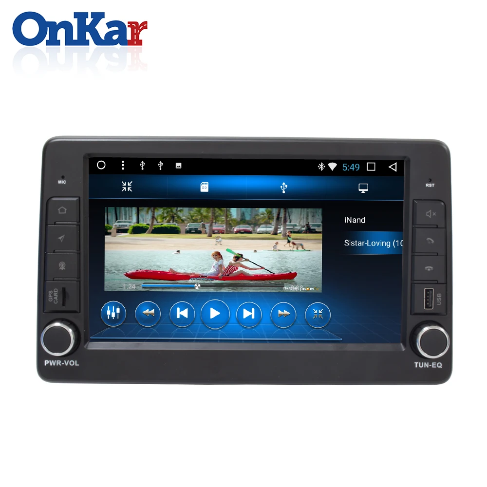Clearance ONKAR 1 din android auto radio for Renault Arkana 2019 with android 8.1 support original steering wheel control with USB SD port 3