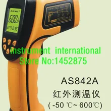 Умный датчик AS842A инфракрасный термометр-50C~ 600C(-58F~ 1112F) 12:1