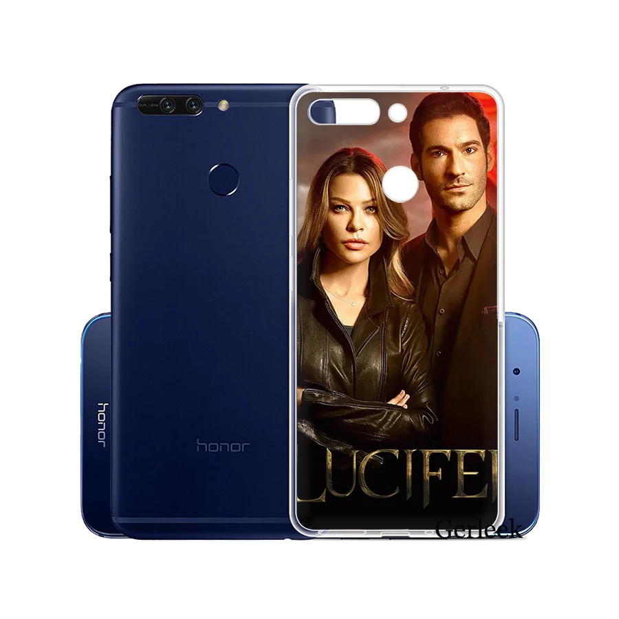 Чехол для телефона Lucifer Tv Series Poster Huawei Honor 6A 7A 7C 7X 8X 8 9 10 Lite Play мягкие чехлы из