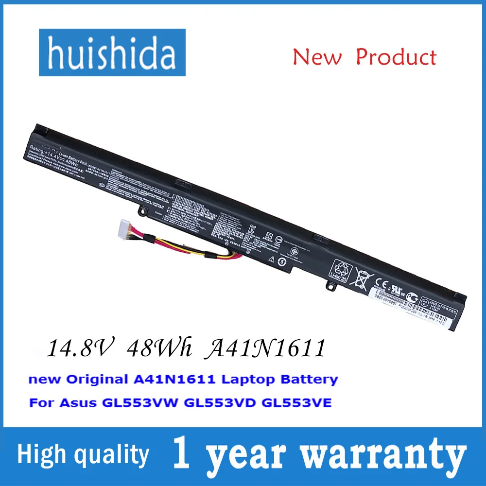 14 8V 48Wh A41N1611 новый оригинальный аккумулятор для ноутбука ASUS GL553VW/GL553VD/GL553VE FX53VD