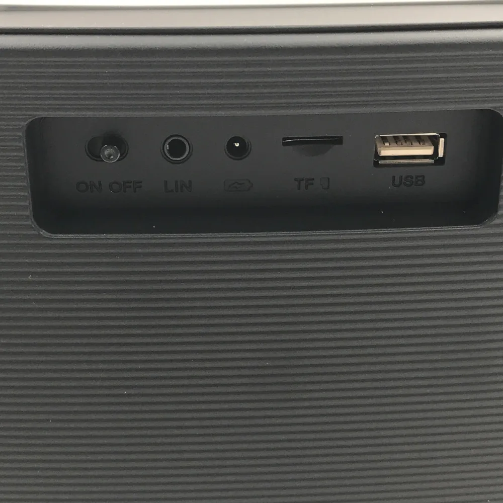 Классическая Беспроводная колонка Bluetooth с супер басами светодиодное время 15 Вт X 2