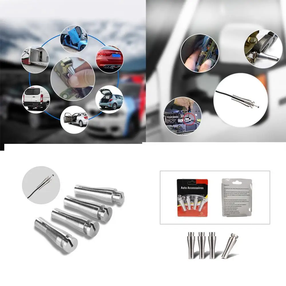 Cable Truck Auto Door Handle New Ends Repair Kit 4 Ends for Ford F150