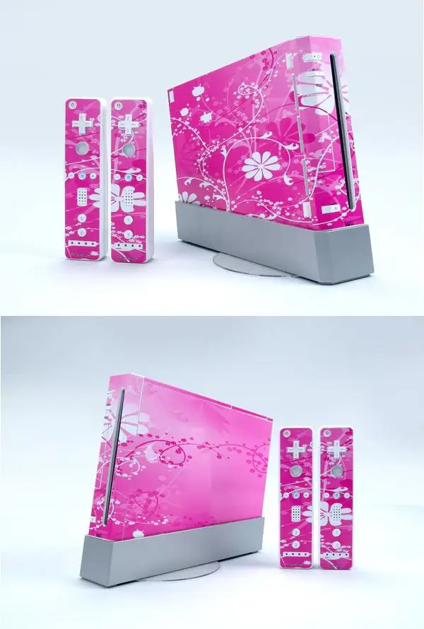 

Wistaria 071 Vinyl Skin Sticker Protector for Nintendo Wii and controller skins Stickers