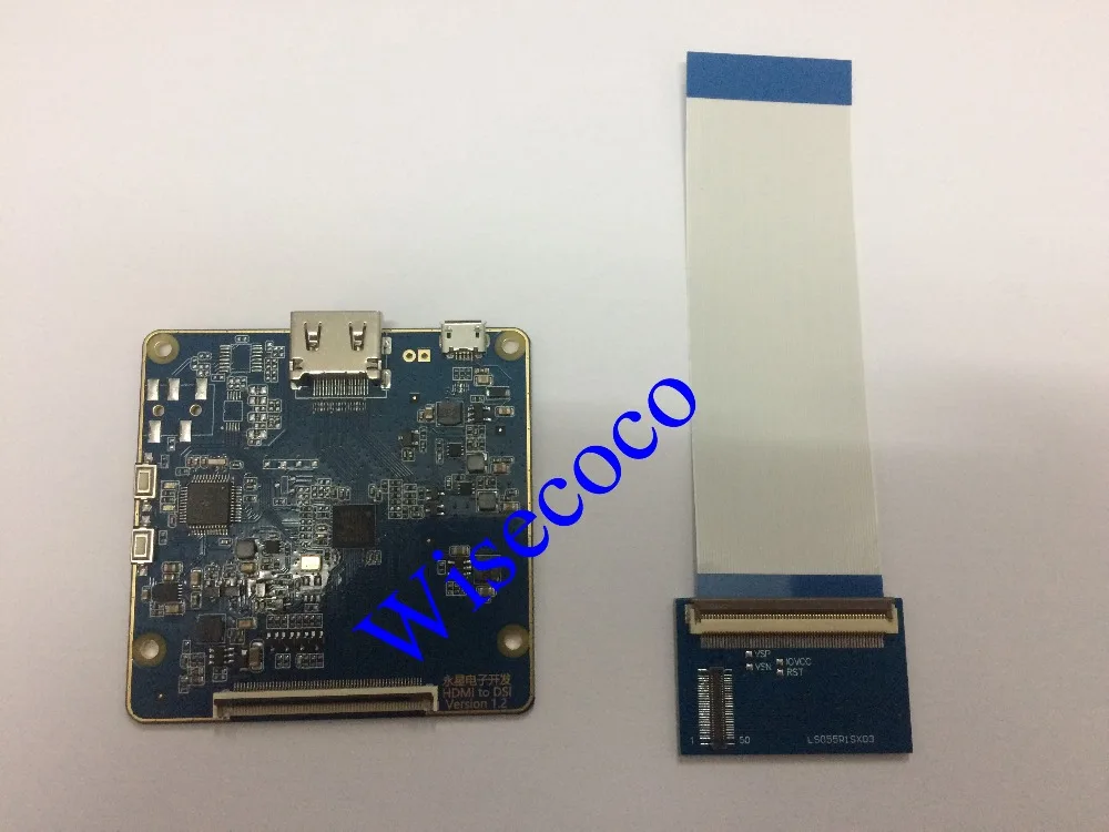 Для Proniks KLD-1260 1268 драйвер платы HDMI к MIPI плата контроллера для LS055R1SX03 LS055R1SX04