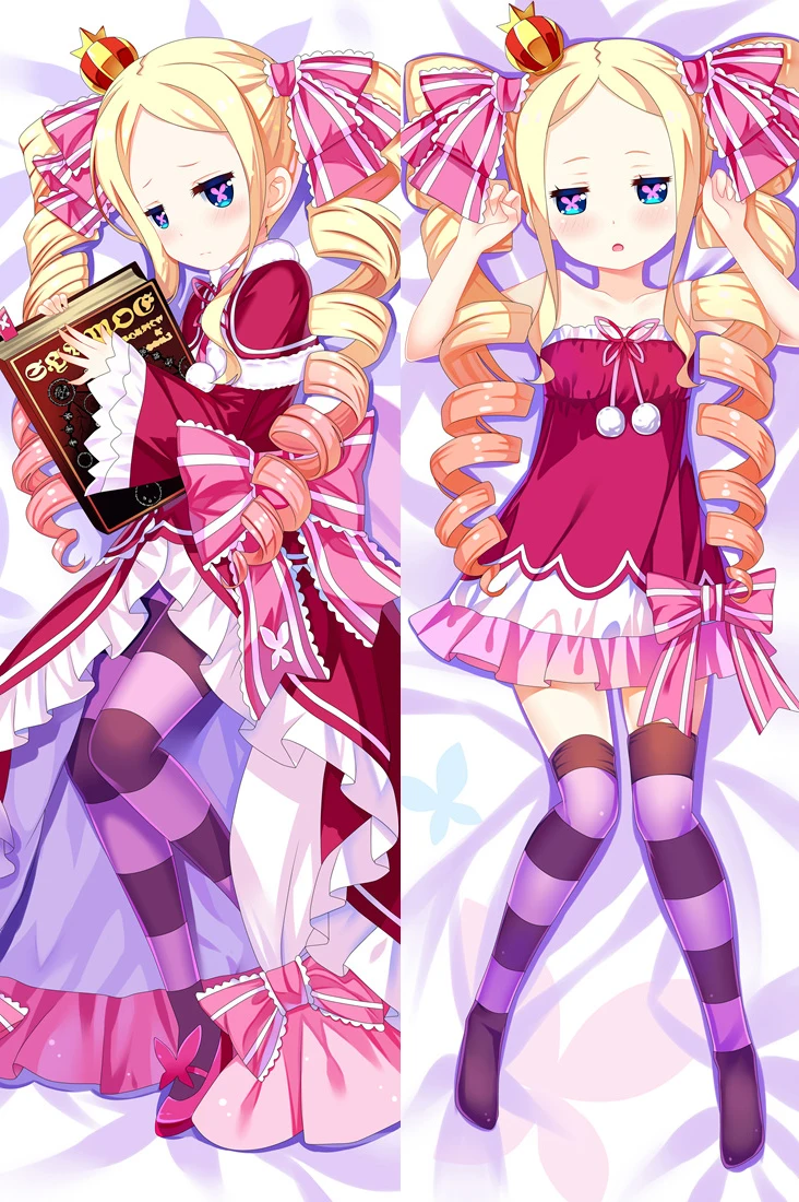 Июля обновление аниме Re Zero Hajimeru Isekai Seikatsu Emilia Rem Ram Beatrice Dakimakura наволочки - Цвет: 67005