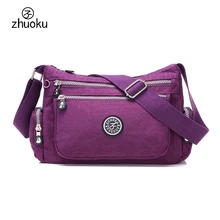 Женская сумка фирменного дизайна, сумка на плечо хорошего качества, нейлоновая женская сумка-мессенджер, удобные женские сумки ZHUOKU HL21
