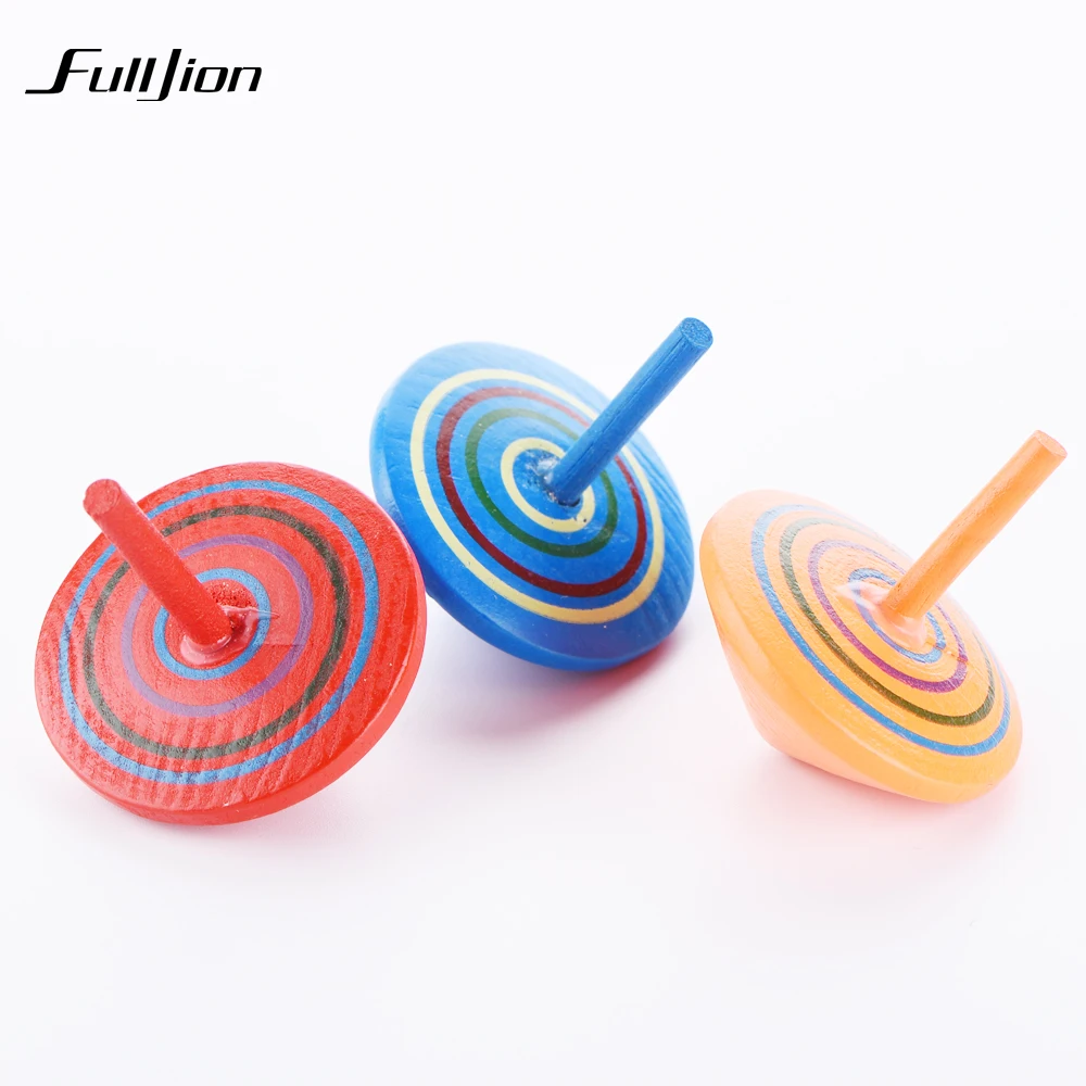 Fulljion Fidget Spinner Hand Wooden Gyro Classic Toy Gyroscope Learning Educational Puzzle Wood