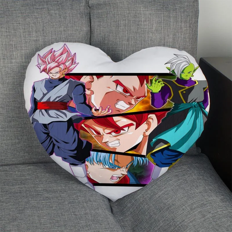 Jual Naga Bola Z Jantung Bentuk Bantal Sarung Kustom Ritsleting Sarung Bantal Hanya Sarung Tidak Inti Ukuran 41X36 Cm, 47X42 Cm