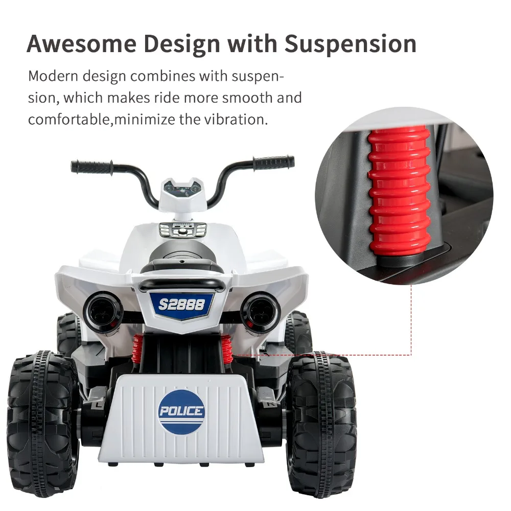 Uenjoy ATV для детей 4 Wheeler Quad 12 V батарея мощность электрическая езда на автомобиле