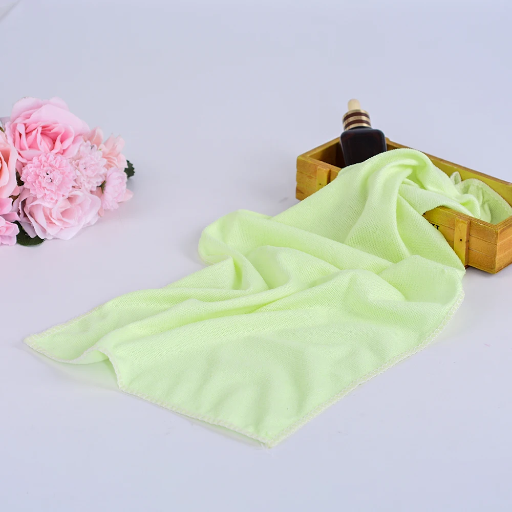 Urijk 1pc Plush Microfiber Washing Drying Towel Fiber Cleaning Towels Car Wash Towels Strong Thick Plush Polyester