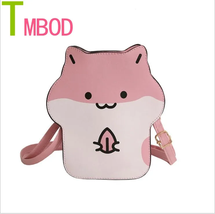 

TMBOD 2019 new tidal women's cartoon squirrel shoulder slung over mobile phone bag coin purse mini diagonal bag al191