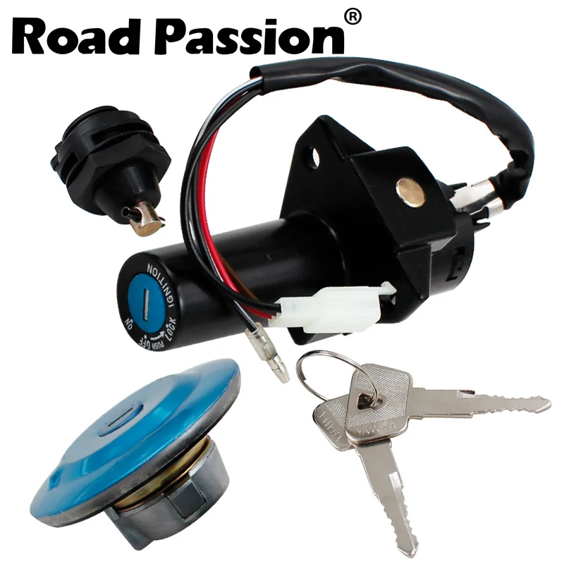 

Motorcycle Ignition Switch Lock Fuel Gas Tank Cap Cover Seat Handle Locks Include Key For YAMAHA YBR125ED YBR125 YBR 125 ED 2014