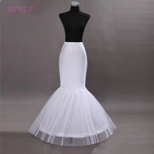 Hot Sale Cheap 2018 Mermaid Wedding Petticoat Bridal Accessories Underskirt Crinoline Petticoats for Wedding Dresses Jupon