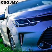 Автомобильный Стайлинг для Toyota Camry V55 светодиодный фонарь новые фары ближнего света drl Объектив двойной луч H7 HID Xenon