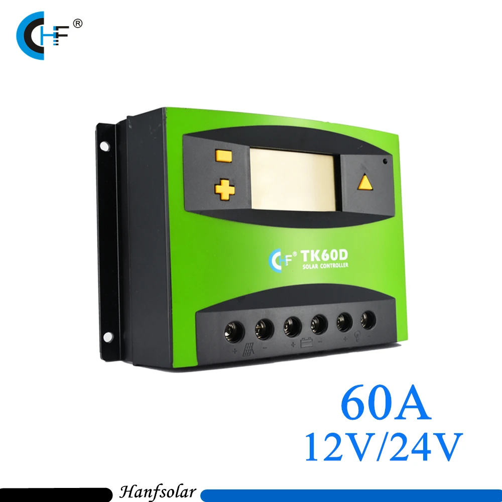 

5pcs/lot Big Power 60A 12V/24V PWM Solar Charger Controller LCD Display Solar controller for Solar Lighting System