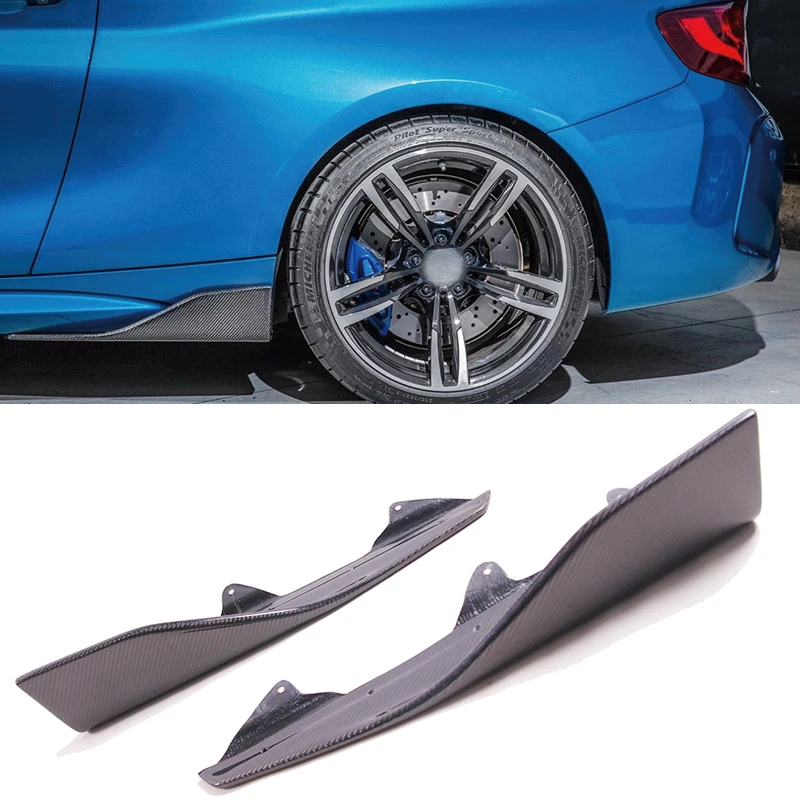 M P Srtle углеродное волокно боковой разветвитель для BMW M2 F87|Обвесы| |