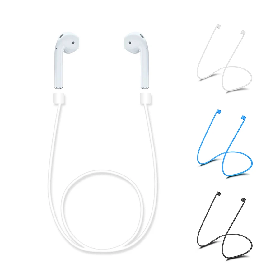 

For Airpods Strap Anti-Lost Silicone Earphone Strap String Wire Rope Cord Cable for Apple Airpods Wireless Headphone Accessories