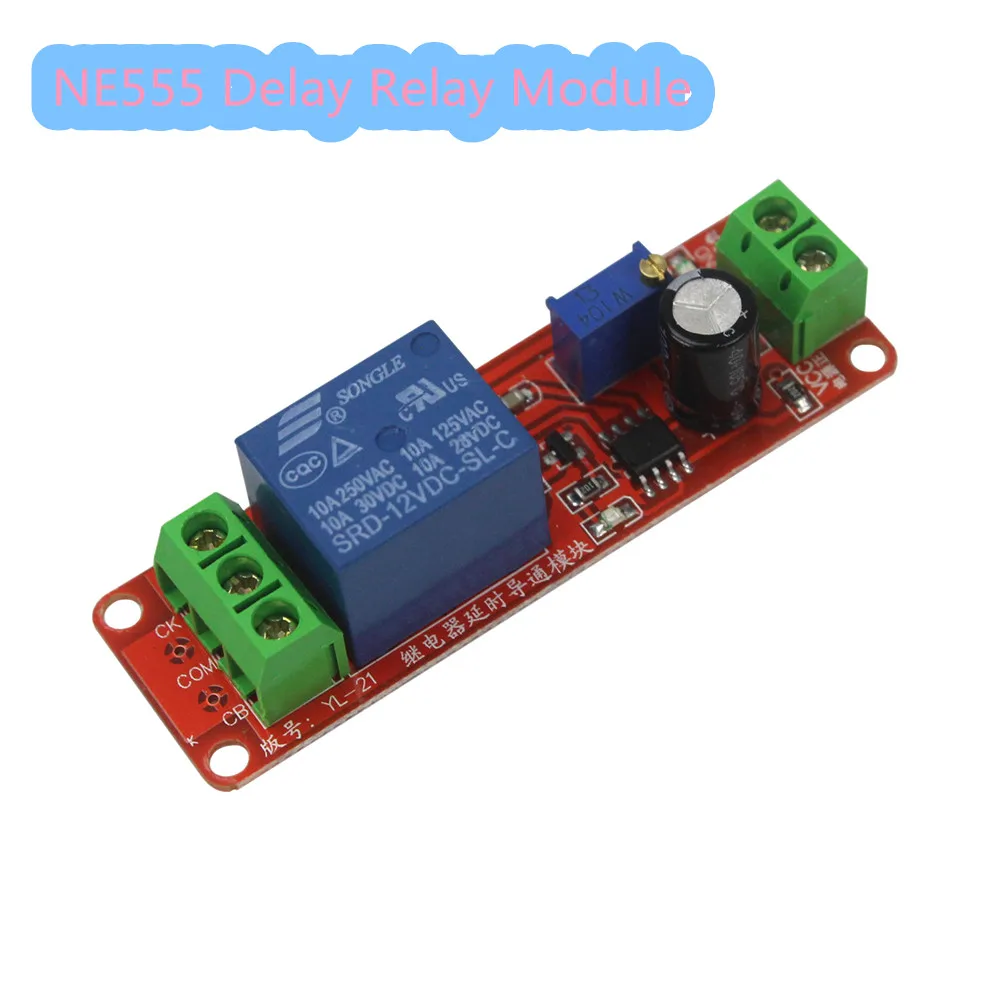 DC 12V Time Delay Relay NE555 Time Relay Shield Timing Relay Timer