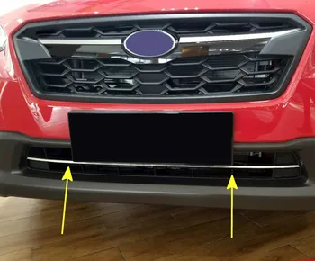 

ABS Chrome Front Bottom Grille Grill Cover Trim Car Styling 1pcs For For Subaru XV 5 doors Hatchback 2017 2018