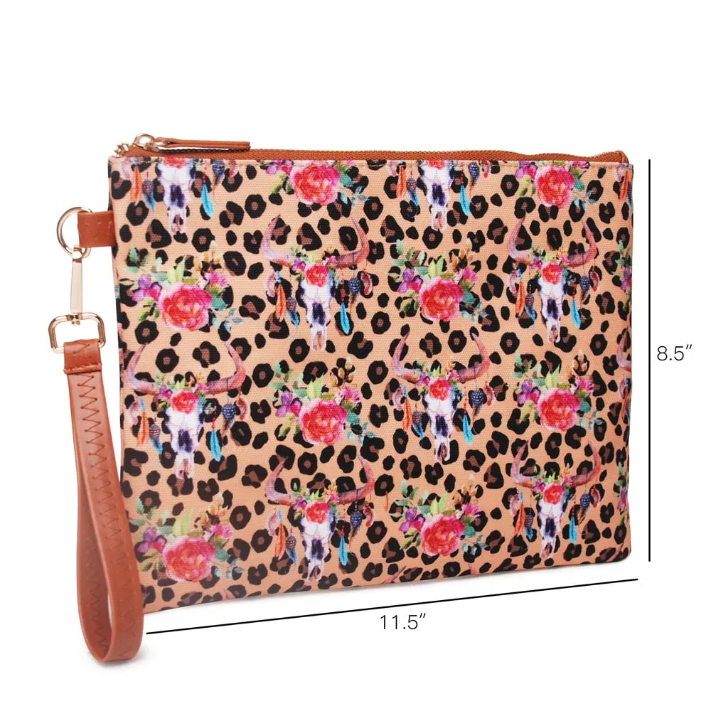 1209-flower leopard clutch (3)