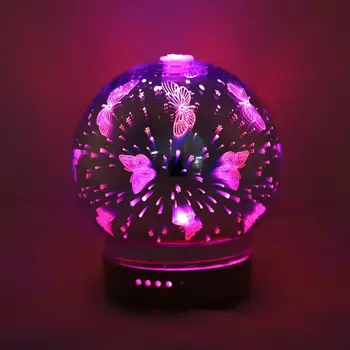 

100ML 3D Aroma Diffuser Aromatherapy Essential Oil Diffuser for home Humidificador Ultrasonic Air Humidifier with Night Lamp Hot