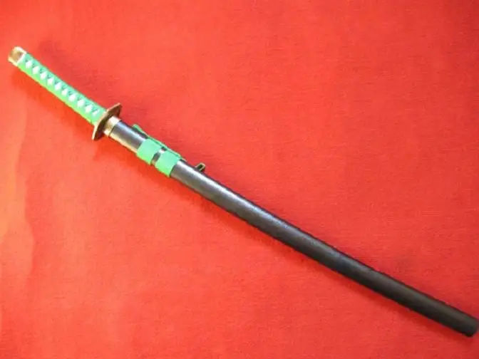 S0271 Anime Bleach 5th Division Captain Aizen Sousuke Sword Hamon Edge Green 41 Edge Edge Swords Aliexpress S0271 Anime Bleach 5th Division Captain Aizen Sousuke Sword Hamon Edge Green 41 Edge Edge Swords Aliexpress