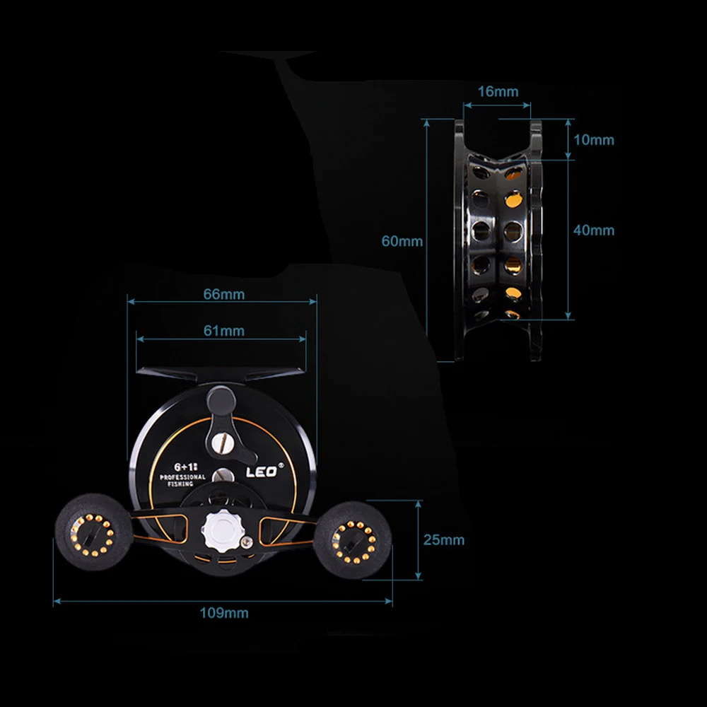 LEO 6+ 1 шарикоподшипник 2,8: 1 Передаточное отношение плот Рыболовная катушка летучая катушка колесо правая/левая рука ледяная Рыболовная катушка звезда тяга рыболовные снасти