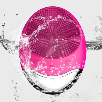 

Face Cleanng Brush Electric Cleansing Instrument Silicone Wash Device Wireless Charging Electric Cleansing Brush