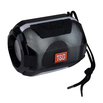 

New LED Tg162 Colorful Lights Portable Wireless Bluetooth Speaker Outdoor Card Subwoofer Gift Small Audio0 For Phone Pc