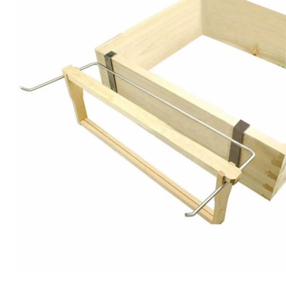 

Hot Sale Silver Stainless Steel Beekeeping Frame Holder Bee Hive Perch No Rust Tool