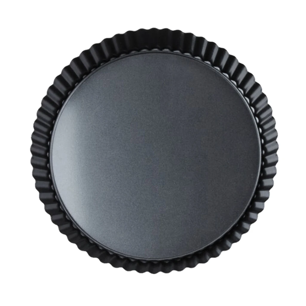 Nonstick Tart Pie Pan, Round Tart Quiche Pan with Removable Base 8inch