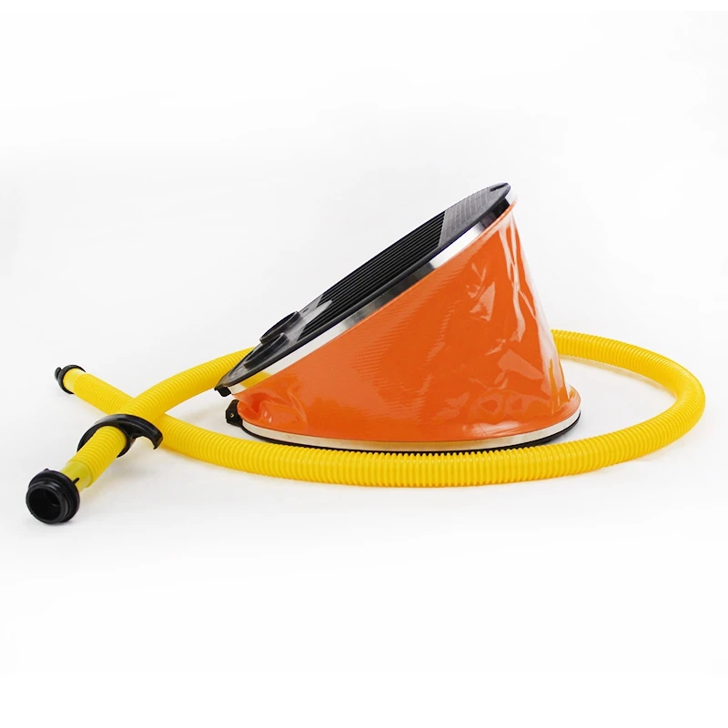 FLGT-портативный надувной ножной насос воздушный насос для лодки каяк плот с манометром